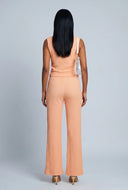 Textured Button-Front Vest