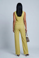Textured Drawstring Pants