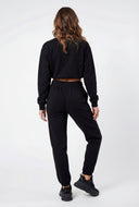 Crop Pullover Crewneck Sweatshirt