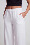Pull On Wide Leg High Waist Pants