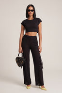 Cap Sleeve Crop Top