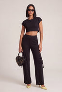 Cap Sleeve Crop Top