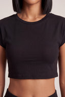 Cap Sleeve Crop Top