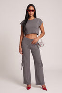Cap Sleeve Crop Top