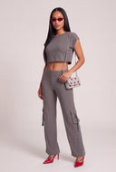 Cap Sleeve Crop Top