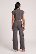 Cap Sleeve Crop Top