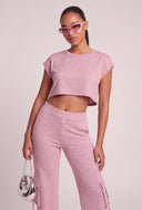 Cap Sleeve Crop Top