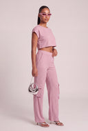 Cap Sleeve Crop Top