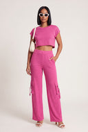 Cap Sleeve Crop Top