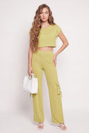 Cap Sleeve Crop Top