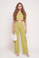 High Waist Cargo Pants