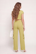High Waist Cargo Pants