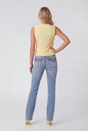 Alice Button-Front Blazer Vest