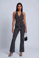 Chandler Striped Halter Vest