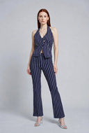 Chandler Striped Halter Vest