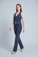 Chandler Striped Halter Vest