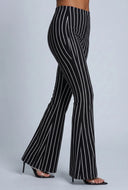 Chandler Striped Flare Pants