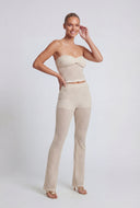Micah Textured Keyhole Tube Top