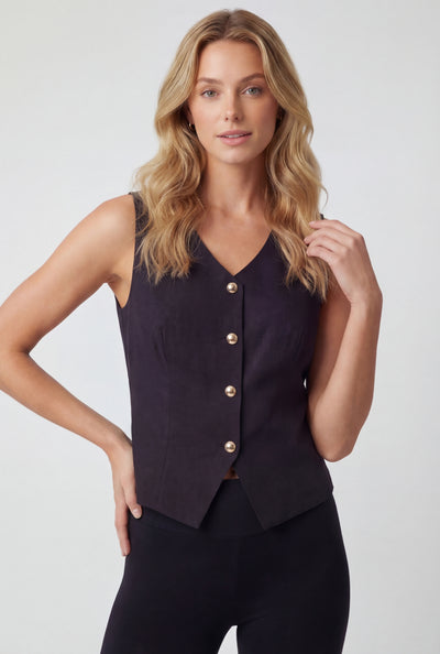 Addilyn Linen Blazer Vest