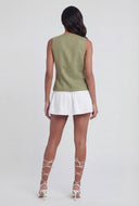 Addilyn Linen Blazer Vest