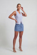 Addilyn Linen Blazer Vest