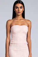 Coraline Lace Sweetheart Tube Top