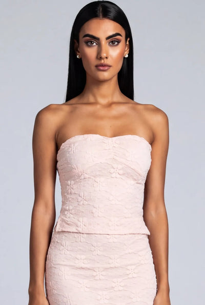 Coraline Lace Sweetheart Tube Top