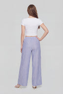 Vanessa Striped Wide-Leg Pants