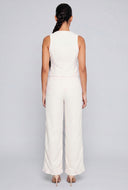 Ophelia Button Front Blazer Vest
