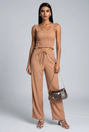 Joy Drawstring High Waist Pants