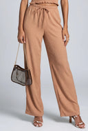 Joy Drawstring High Waist Pants