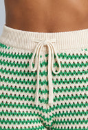 Amelie Chevron Crochet Shorts