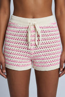 Amelie Chevron Crochet Shorts