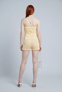 Amelie Chevron Crochet Shorts