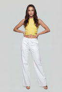 Arianna Straight-Leg Drawstring Pants