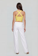 Arianna Straight-Leg Drawstring Pants