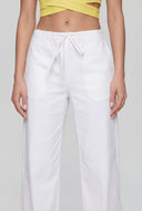 Arianna Straight-Leg Drawstring Pants