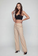 Arianna Straight-Leg Drawstring Pants