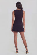 Square Neck Button Blazer Vest