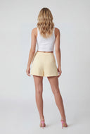 Romina Textured Button Mini Skort