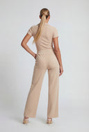 Andrea Ribbed Short Sleeve Shirt