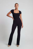 Sloane Ribbed Slim Bootcut Pants