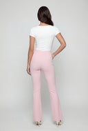Sloane Ribbed Slim Bootcut Pants