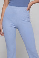 Sloane Ribbed Slim Bootcut Pants