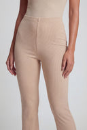 Sloane Ribbed Slim Bootcut Pants