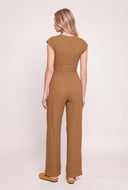 Leyla Textured Drawstring Pants