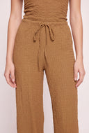 Leyla Textured Drawstring Pants