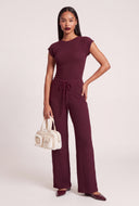 Leyla Textured Drawstring Pants