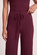 Leyla Textured Drawstring Pants
