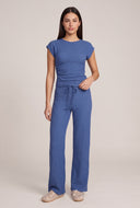 Leyla Textured Drawstring Pants